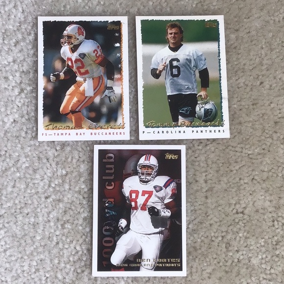 Vintage 1995-1996 Topps NFL Trading Cards, Lot of 49 Cards - Picture 4 of 13